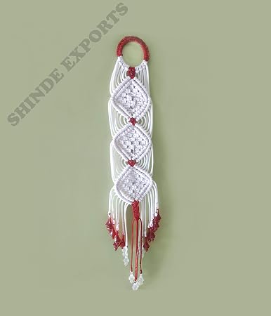 Buy Decorative Branded Macrame Woven Key Hanger For Living Room Office Use Online At Low Prices In India Amazon In