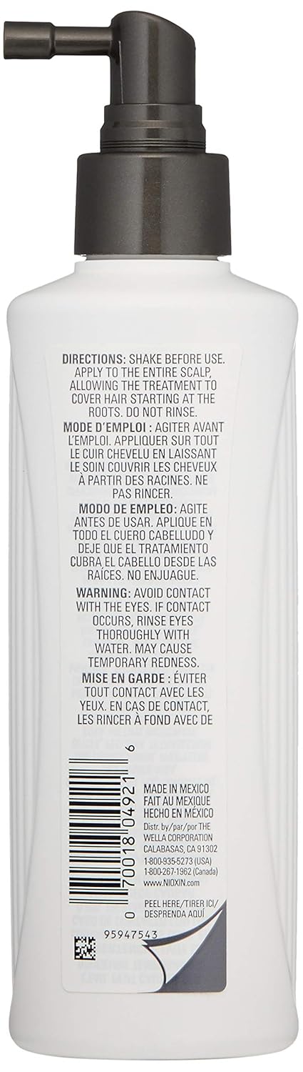 Nioxin Scalp and Hair Leave-In Treatment System 1 for Fine Hair with Light Thinning, 6.8 Fl Oz: Premium Beauty