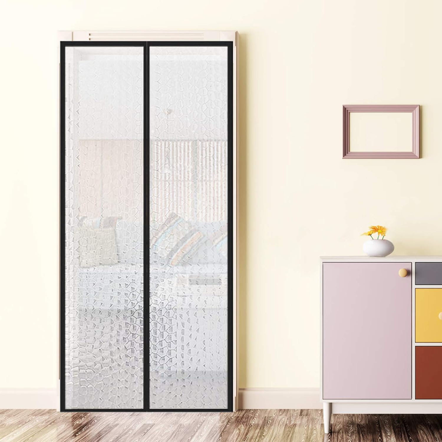 YUFER Thermal Insulated Curtain 32×80, Thermal Screen Door for