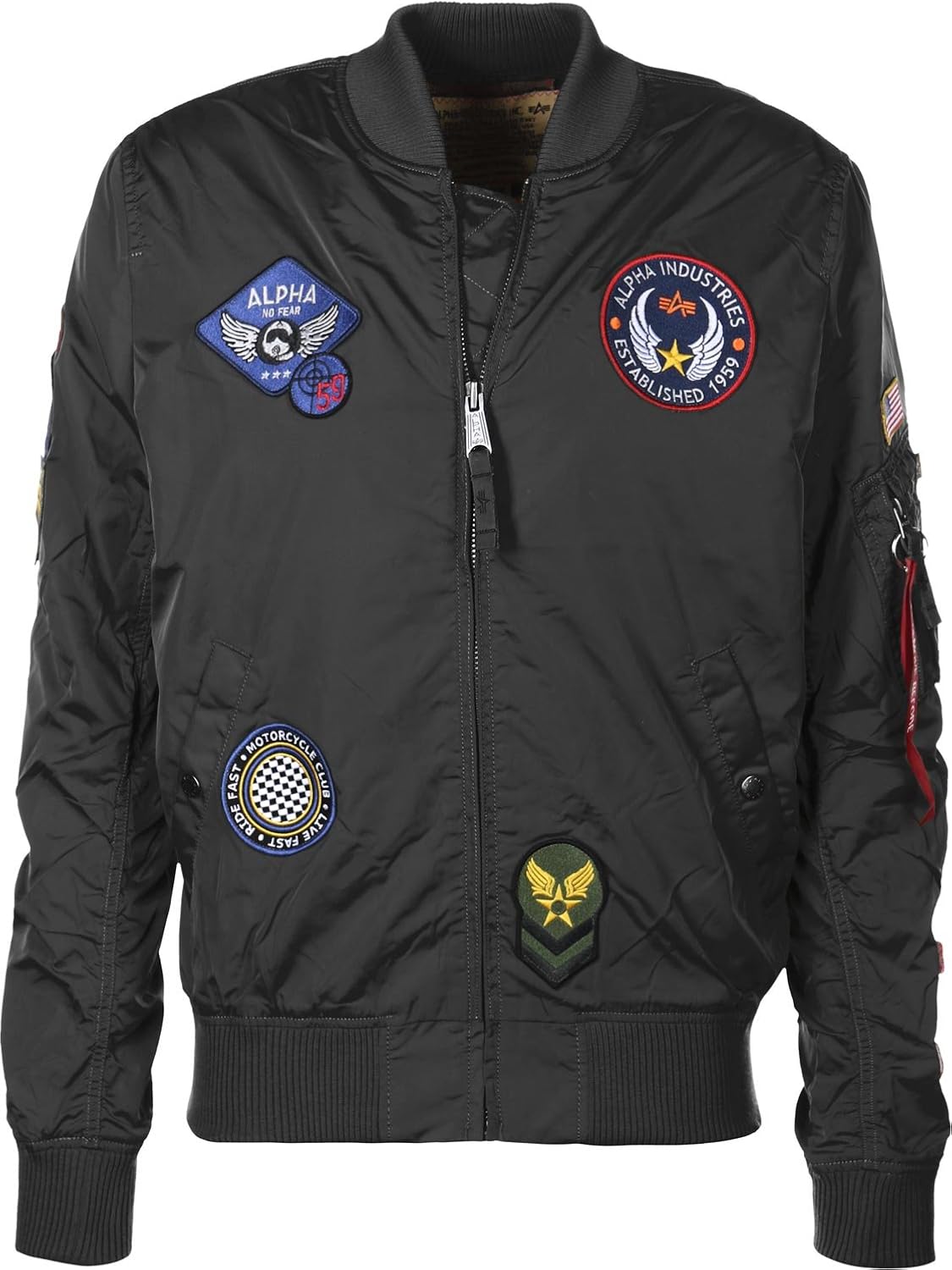 alpha industries patch jacket