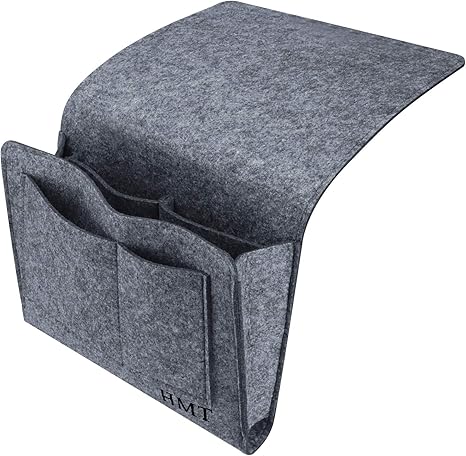 Amazon Hmt Hmt リモコンポケット リモコンを見つからないことを心配必要ない ソファーサイドポケット ベッドサイド収納ポケット 誰でも簡単 収納できる収納ポーチ ライトグレー リモコンラック オンライン通販