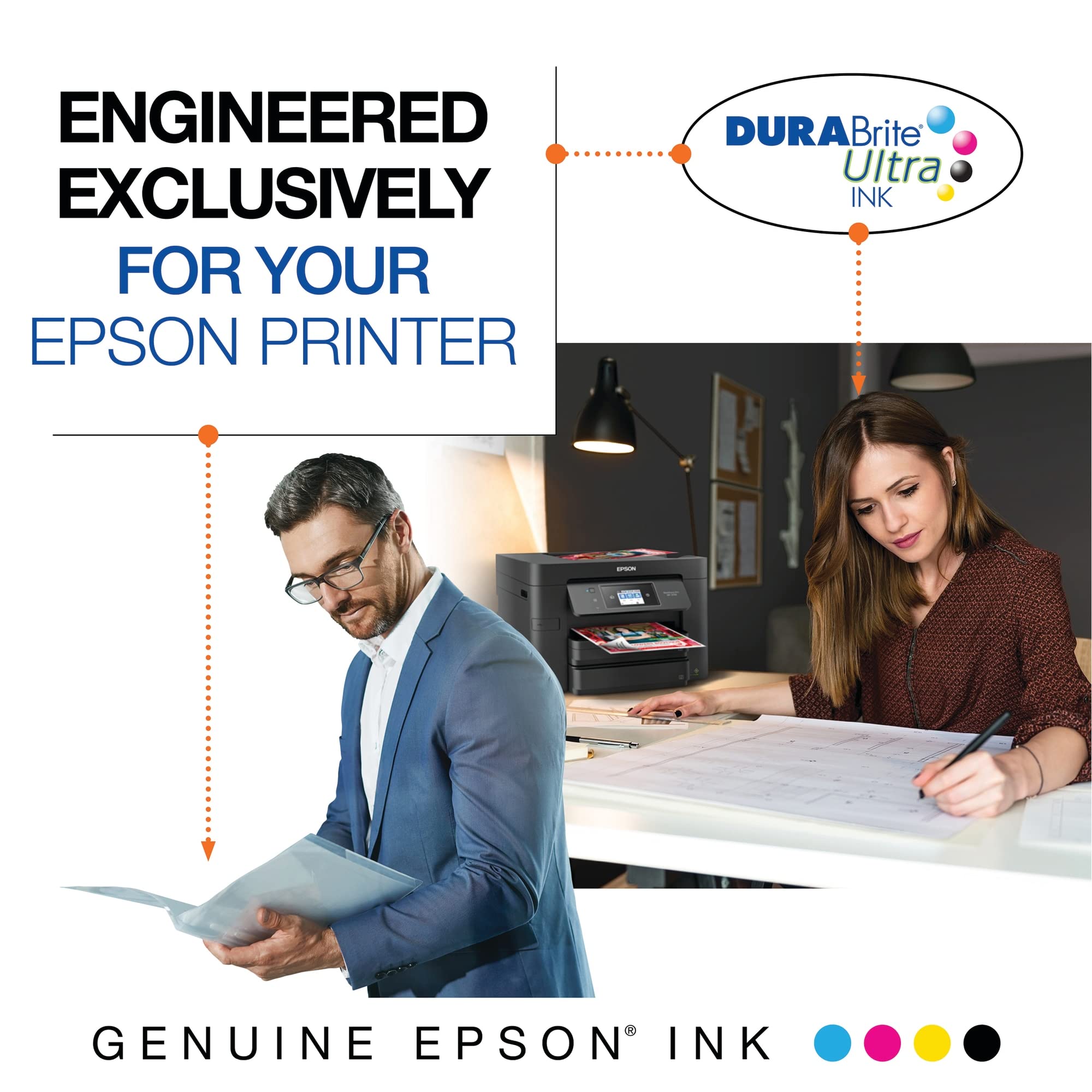 EPSON 812 DURABrite Ultra Ink Standard Capacity Black Cartridge (T812120-S) Works with WorkForce Pro WF-7310, WF-7820, WF-7840, WorkForce EC-C7000