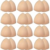 Geyoga 12 Pairs Women Triangle Bra Insert Removable Sports Bra Pads Inserts Women Replacement Pad