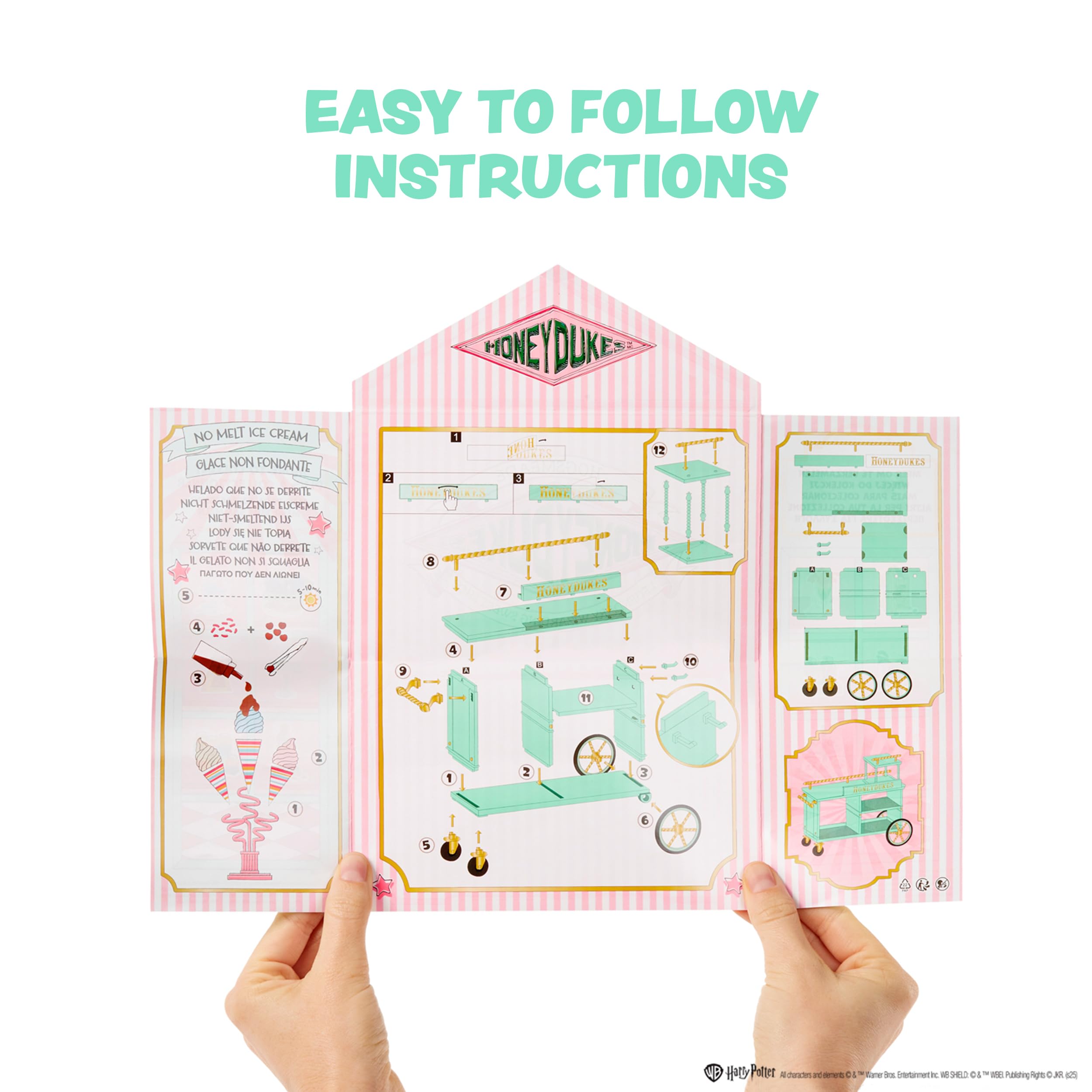 MGA's Miniverse Make It Mini Honeydukes Trolley- Harry Potter Mini-Sammlerstücke, 50+ Teile, Kunstharz-Bastelspiel, Nachgebildete Lebensmittel, Für Sammler & Kinder ab 8, Nicht ESSBAR 7