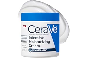 CeraVe Intensive Moisturizing Cream, Body Moisturizer With Shea Butter, 72H Hydration + Skin Barrier Repair, Fragrance-Free Body Lotion For Extremely Dry Skin, 19oz