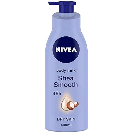 NIVEA Smooth Milk Body Lotion for Dry Skin, 400 ml