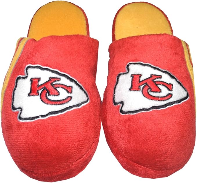 NFL Kansas City Chiefs Herren House Slippers with Embroiderot Logo XL