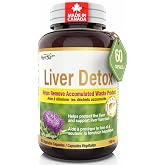 Herba Liver Detox - Liver Support Supplements | 60 Capsules | 7 in 1 Liver Detox Formula for Liver Health | Made in Canada |