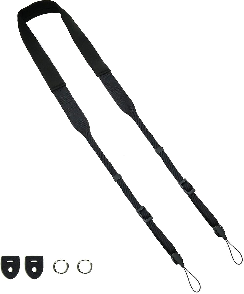 CHMETE Lemmikki Washable Camera Strap Black
