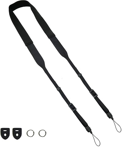 CHMETE Lemmikki Washable Camera Strap Black