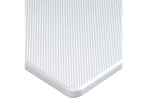 TACO MARINE KingStarboard® Anti-Skid Marine Lumber, 12" x 27" x 1/2" Thk, White