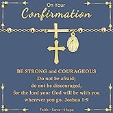 AINILOVE Womens Rosary Bracelets Cross Virgin Mary Charm Jewelry - Christ Religious Easter Baptism Confirmation Gifts for Female, Friend, Godmother