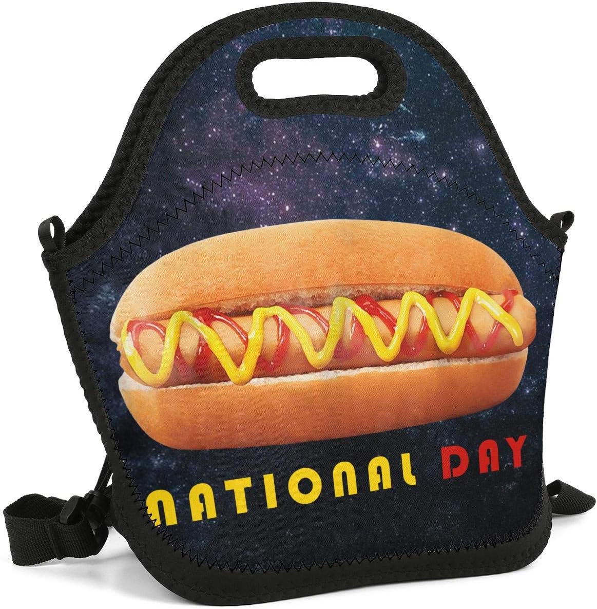 Novelty Lunch Box National Hot Dog Day Insulated Resuable