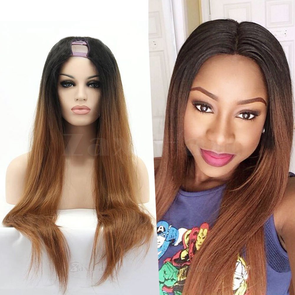 Amazon Com Zax Hair U Part Wig Brazilian Virgin Hair Straight