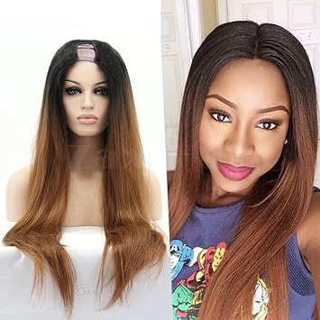 Amazon Com Zax Hair U Part Wig Brazilian Virgin Hair Straight