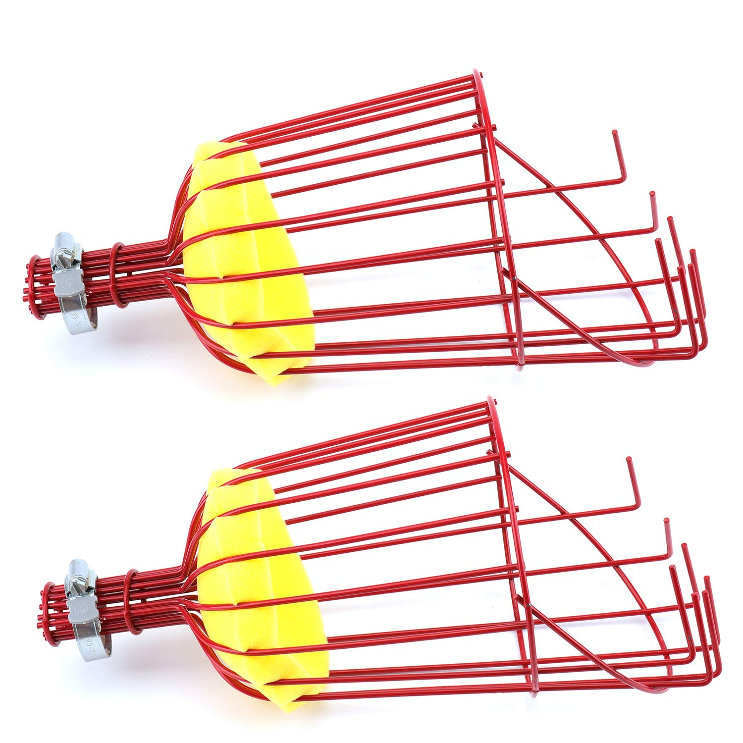 Photo 1 of Suwimut 2 Pack Fruit Picker Basket Head, Fruit Harvesting Tool for Gathering Apple Mango Orange Avocados Lemon Peach, Fruits Tree Grabber Tool with Foam Cushion to Prevent Bruising (Pole Not Included)