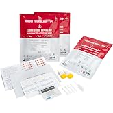 Eldoncard Blood Typing Kit, 3 Test Pack, Know Your Blood Type, Accurate Instant Home Testing, Determine A, O, B, Rhs-D Negative &amp; Positive Groups