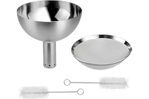 Wine Aerator Funnel with Sediment Strainer, Stainless Steel Wine Decanter with Filter, Wine Shower Funnel, Gift for WineLover