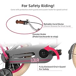 JOYSTAR Lola 20 Inch Kids Bike Girls Bike for 7-10