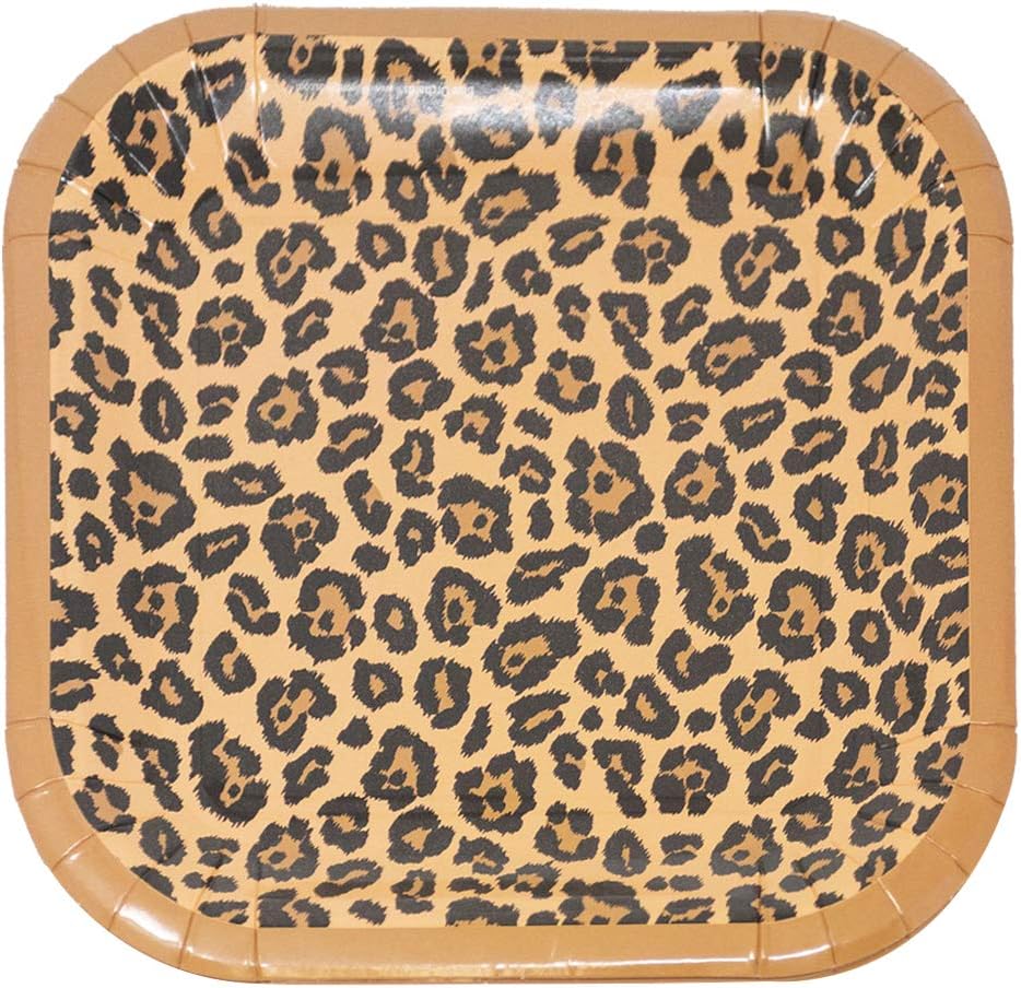 Leopard Print Party Supplies Pack (113+ Pieces for 16 Guests!), Leopard Party, Cheetah Print Tableware: Health & Personal Care