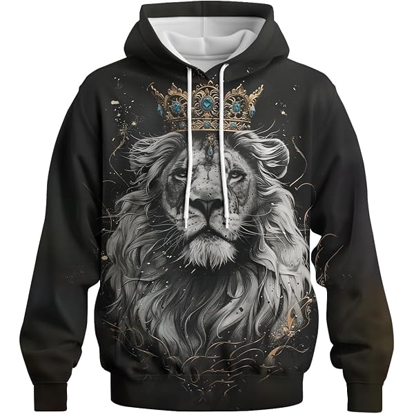 Generisch Y2K Sweat à Capuche Pour Homme - Imprimé 3D