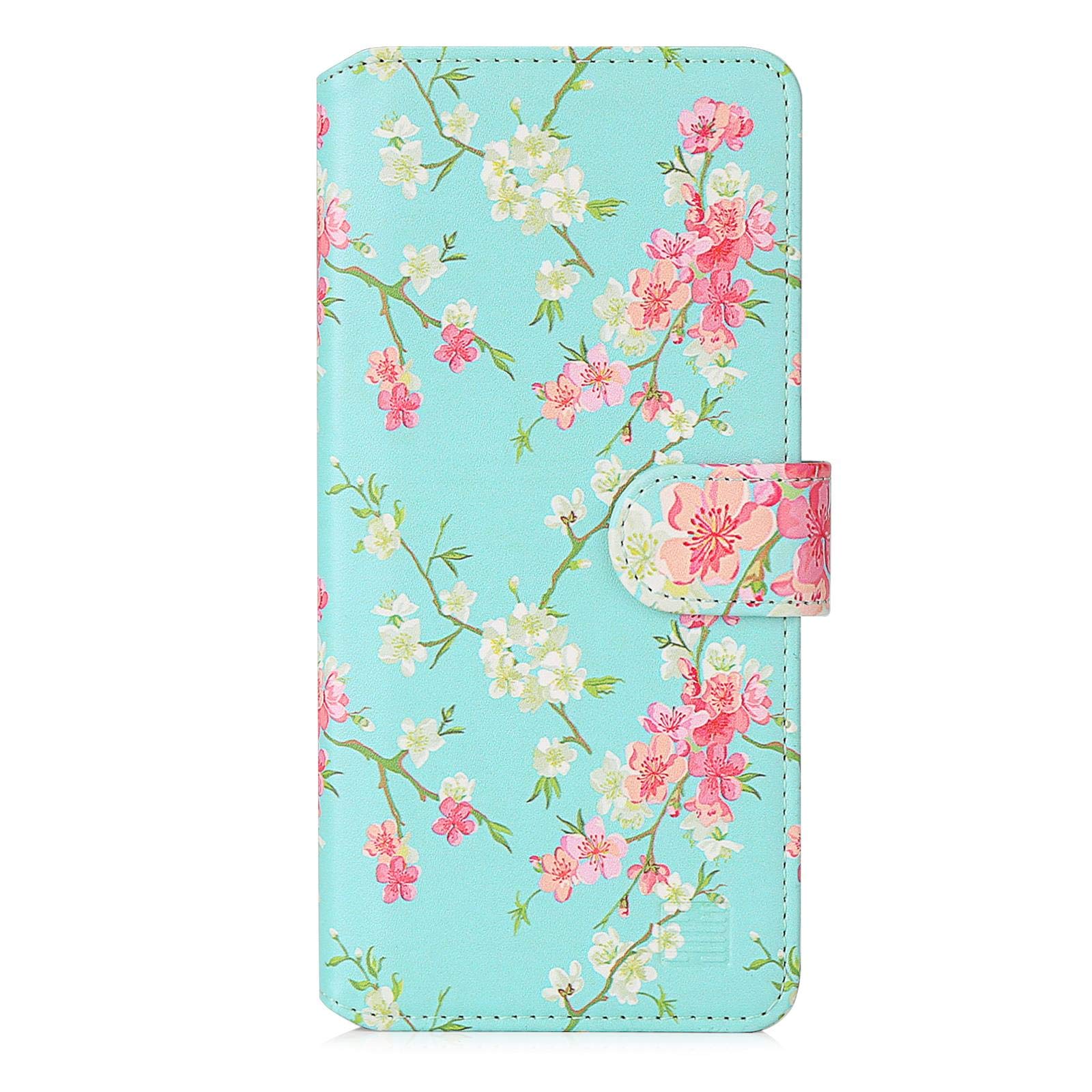 32nd Floral Series 2.0 - Design PU Leather Book Wallet Case Cover for Xiaomi Mi 10T Lite/Mi 10i 5G / Redmi Note 9 Pro 5G, Wallet Style Flip Case With Card Slots - Spring Blue