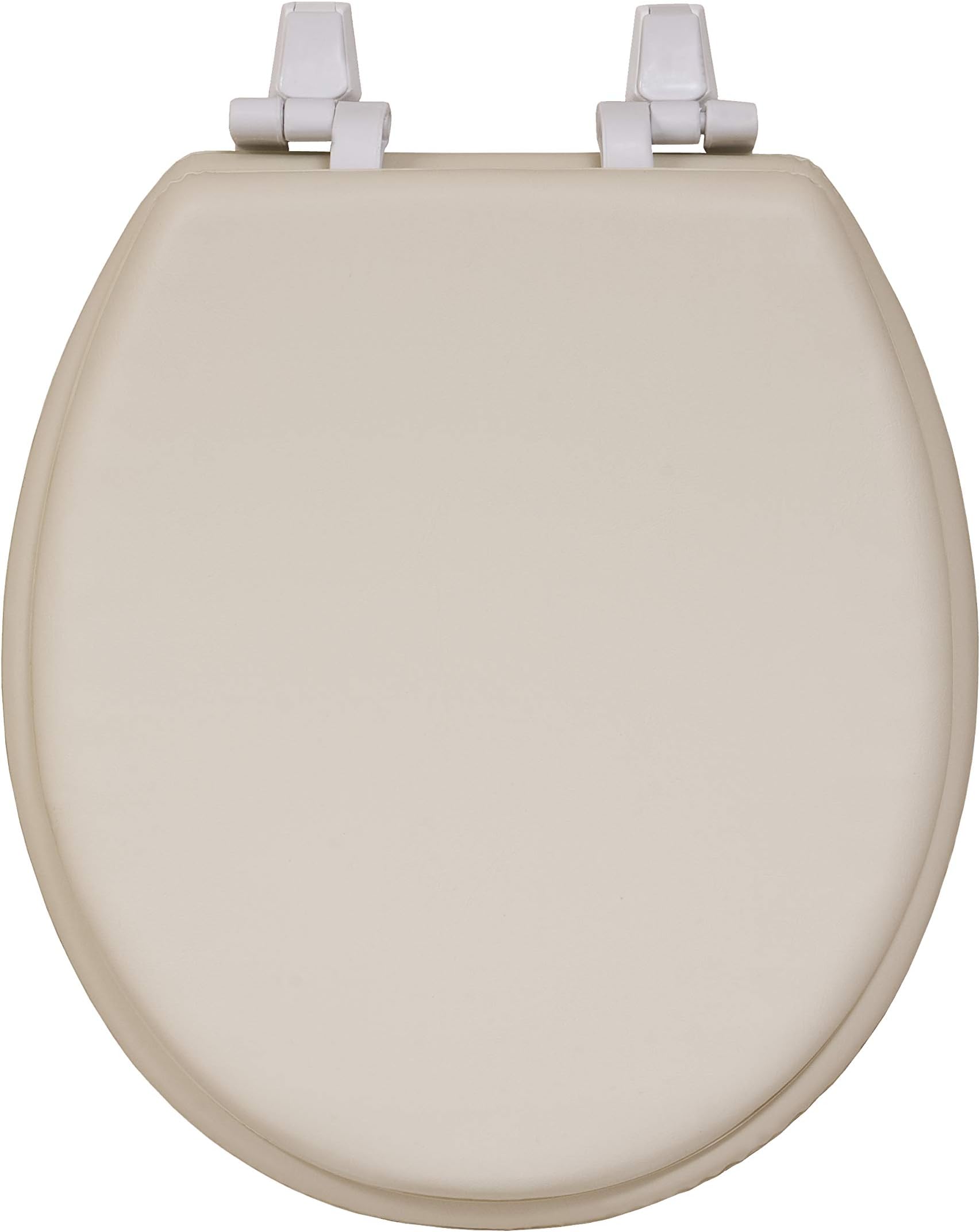 Centoco - DSHPS20-106 HPS20-106 Soft Round Toilet Seat, Padded Vinyl Plastic, Bone