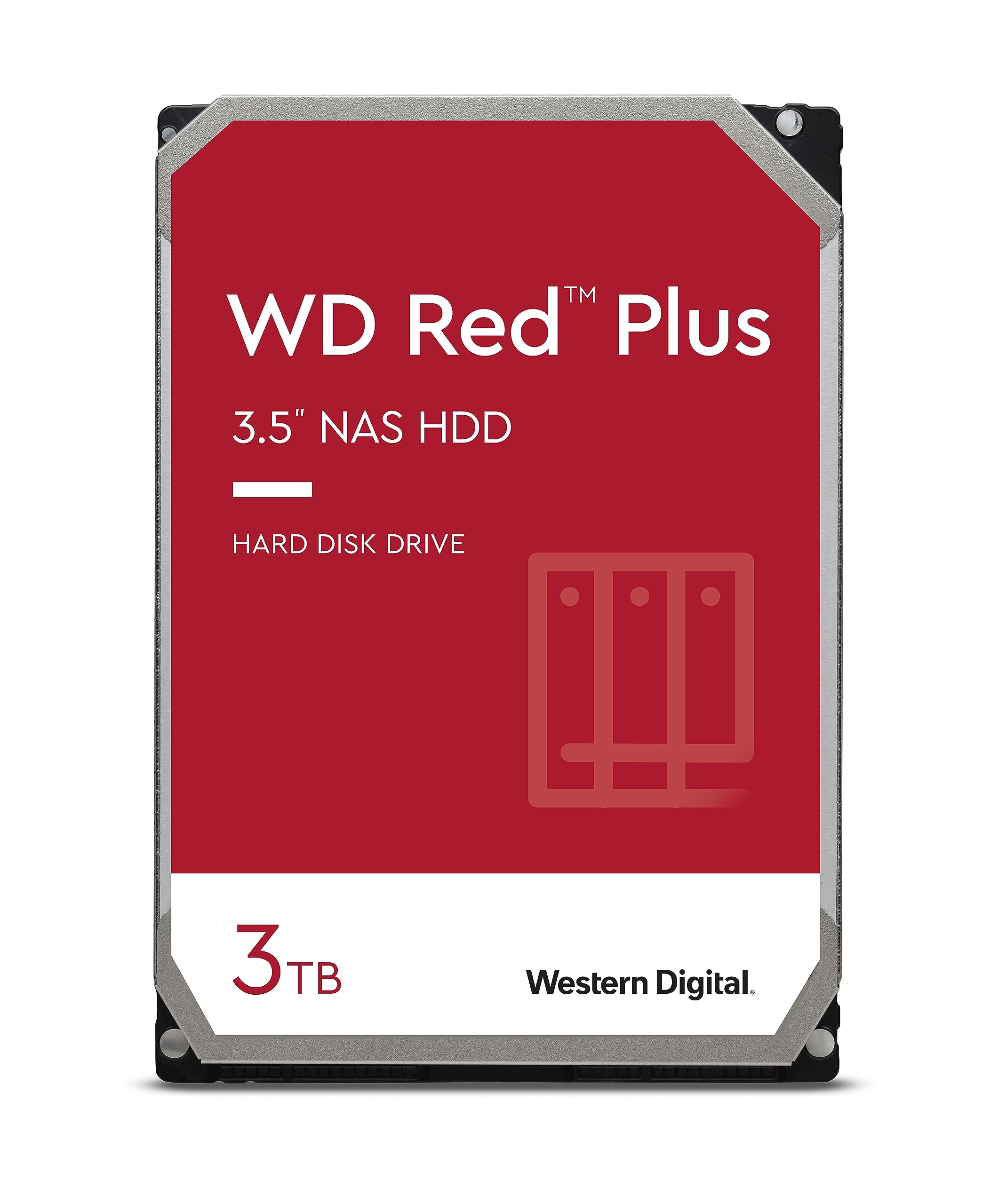 Western Digital 3TB WD Red Plus NAS Internal Hard