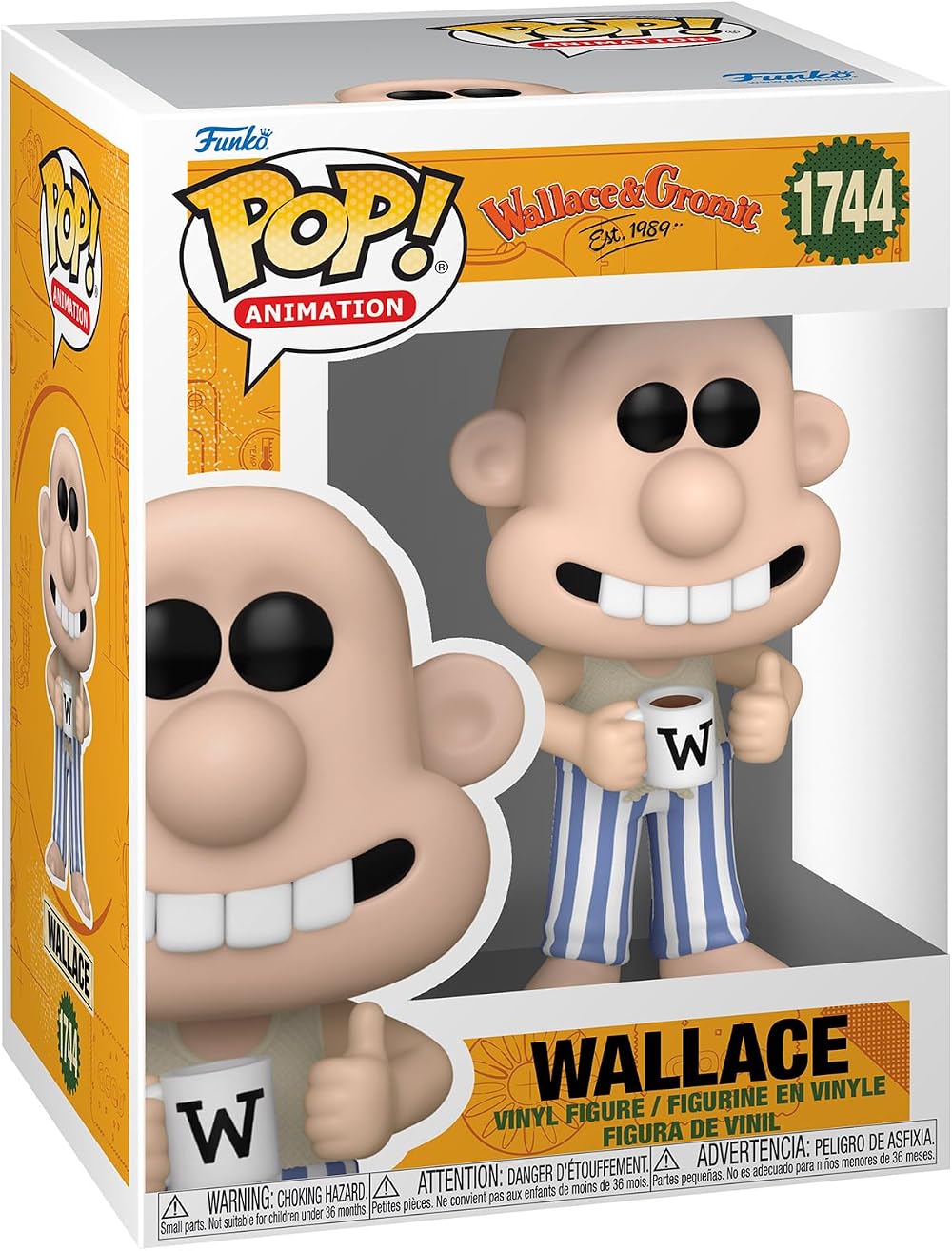 Funko POP! Movies Wallace In Pajamas & Gromit Vinyl Figure
