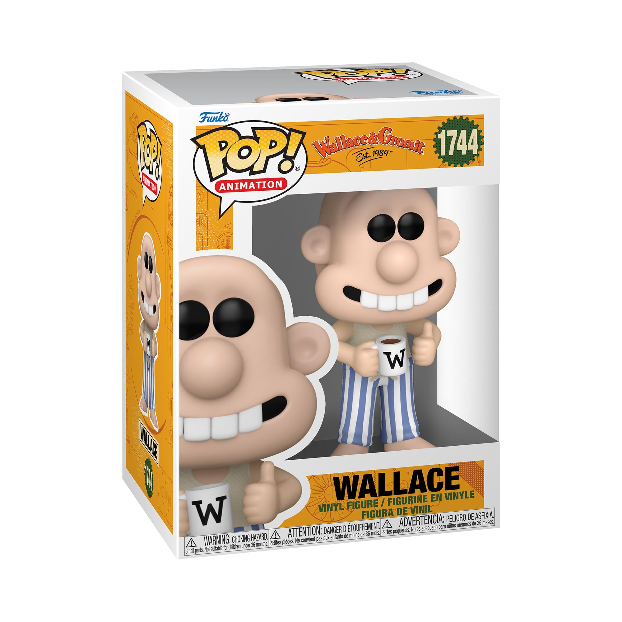 Funko POP! Movies: Wallace In Pajamas & Gromit - Wallace and Gromit - Collectable Vinyl Figure - Gift Idea - Official Merchandise - Toys for Kids & Adults