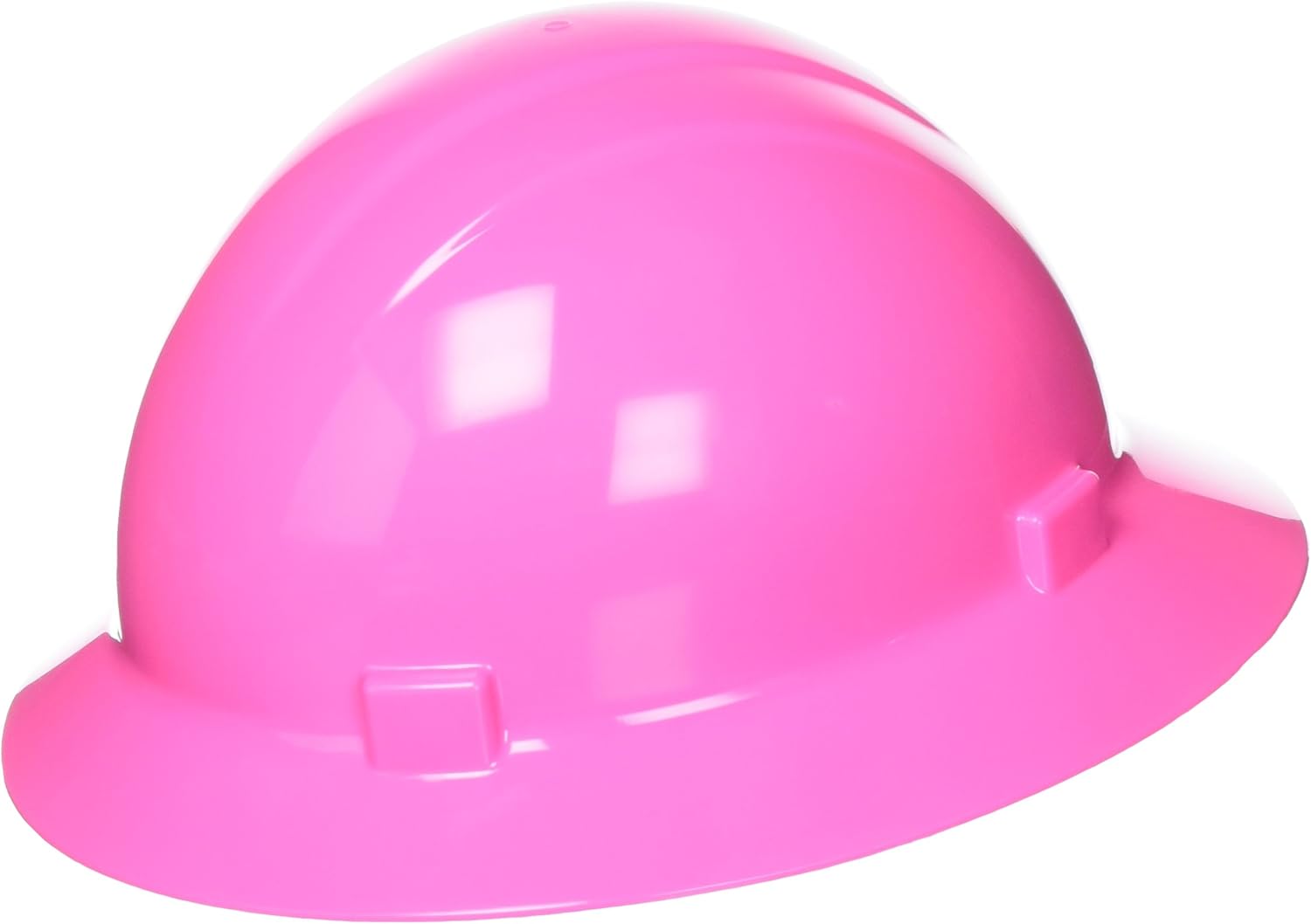 pink full brim hard hat