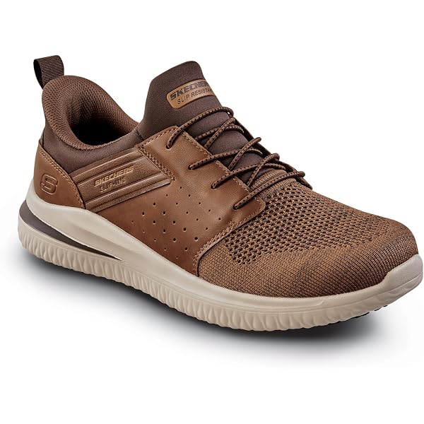 SR Max Winston Men\'s Brown Comp Toe EH Slip Resistant Work Shoe Size 10.5 SR Max Winston, Men main image 4