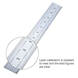 2 Pack Stainless Steel Ruler Machinist Engineer