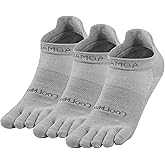OrrinSports Toe Socks for Men Women Cool-max Running Socks 3 Pairs Athletic Breathable Five Finger Socks
