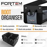 FORTEM Car Boot Organiser SUV Trunk Storage 65L Collapsible view 8