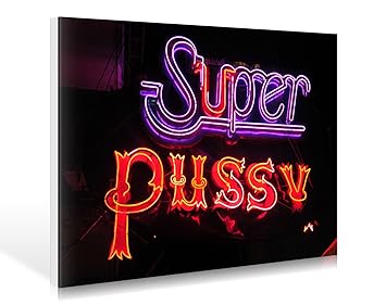 Art-Galerie Leinwandbild Hady Khandani - SUPER PUSSY - 90 x 60cm - Premiumqualität - HADYPHOTO, Fotografie, Fotokunst, Asien,