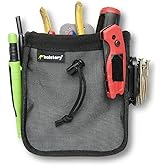 Joey Pouch PRO | Clip-On Tool Belt Bag for Tools, Screws, and Nails - Great for an Electrician, HVAC Tech, Plumber, Carpenter, Contractor, Handy Man, and Any Tradesperson - Metal Clip