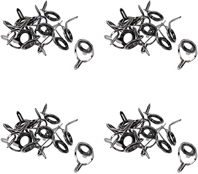 Amazon ガイドリング ロッドガイド 丈夫 滑らか 耐摩耗 釣り糸用 交換用 40個入り Sunnimix アクセサリー