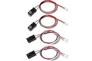 Ransanx 2PCS IR Break Beam Sensor 5MM LEDs Counting Module Split Through-Beam Photoelectric Switch for Apply Relay, K60, PLC, 51 microcontroller, STM32,Cable Length 30cm,Test Distance 1M