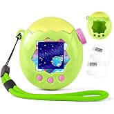 Case for Tamagotchi Paradise Electronic Pet - 2Pcs Screen Protector PC Protective Shockproof Cover with Lanyard for Tamagotchi Paradise Sleeve Toy (Matcha Green)