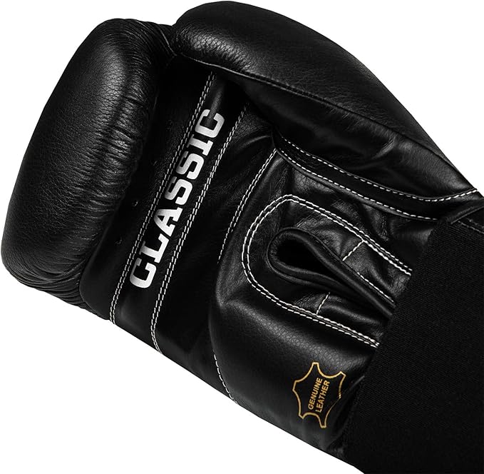 title classic leather elastic training gloves 2.0