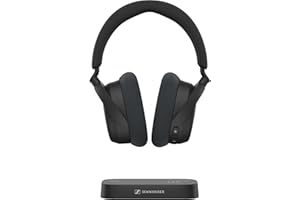 Sennheiser RS 255 TV Headphones - Bluetooth Headphones and Transmitter Bundle - Low Latency Wireless Headphones with Virtual 