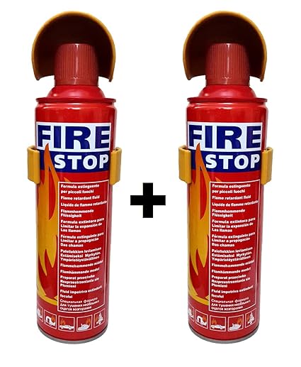 Fire Stop - Portable Spray Safety - Flame Retardant Fuild - Fire Extinguisher