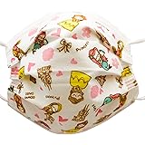 Kids Disposable Face Mask,30 Pcs Little Mermaid Princess Fabric Face Cover, Cute Girl Masks For Children, Toddler, Youth;3 Pl