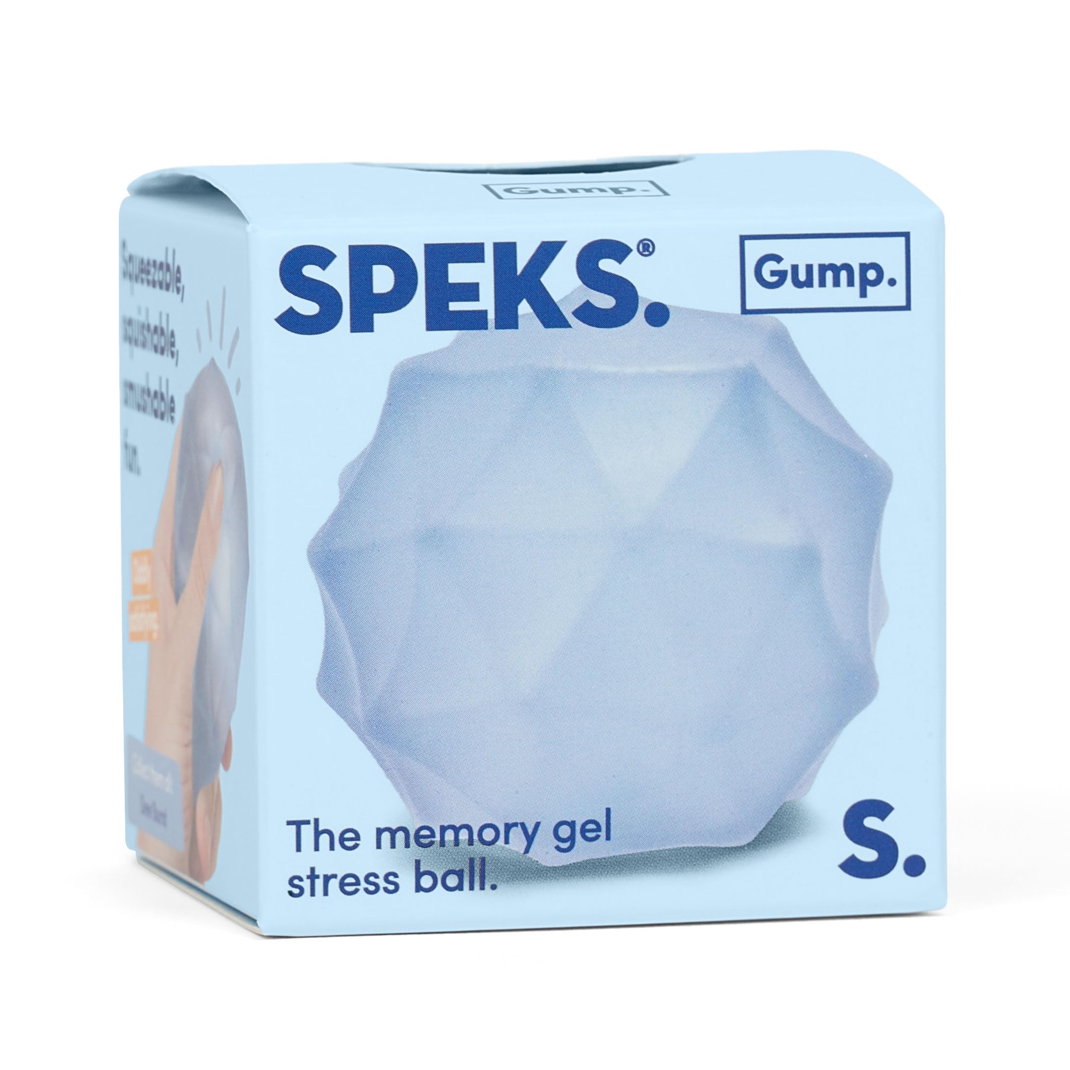 Gump Surface Gel-Filled Stress Ball | Ultra-Squishy Fidget Toy for Stress Relief & Focus | Anxiety Ball for Adults & Teens | Sensory Squeeze Toy | Dew