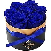 Changshunqi Preserved Flowers, Preserved Real Roses in Box Forever Flowers for Delivery, Eternal Rose Flower Last 2-3 Years, Anniversary Roses Forever Birthday Gifts for Women Mothers, Wife, Her, Mom