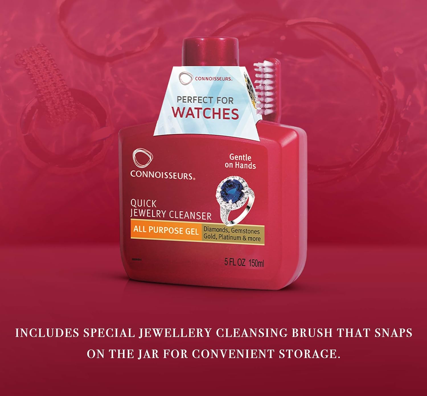Connoisseurs Quick Jewelry Cleansing Gel, 5 Fl. Oz.: Home & Kitchen