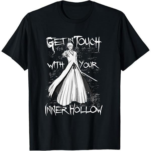 Amazon.com: Bleach Ichigo Transform Splatter Pattern Anime T-Shirt