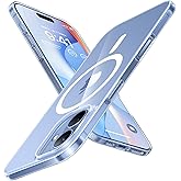 TORRAS Magnetic Slim Fit for iPhone 17 Case, Ultra-Thin Compatible with MagSafe, Stronger Magnetic + Thinner, Lightweight Matte Anti-Scratch Hard PC Cover Phone Case for iPhone 17, Clear