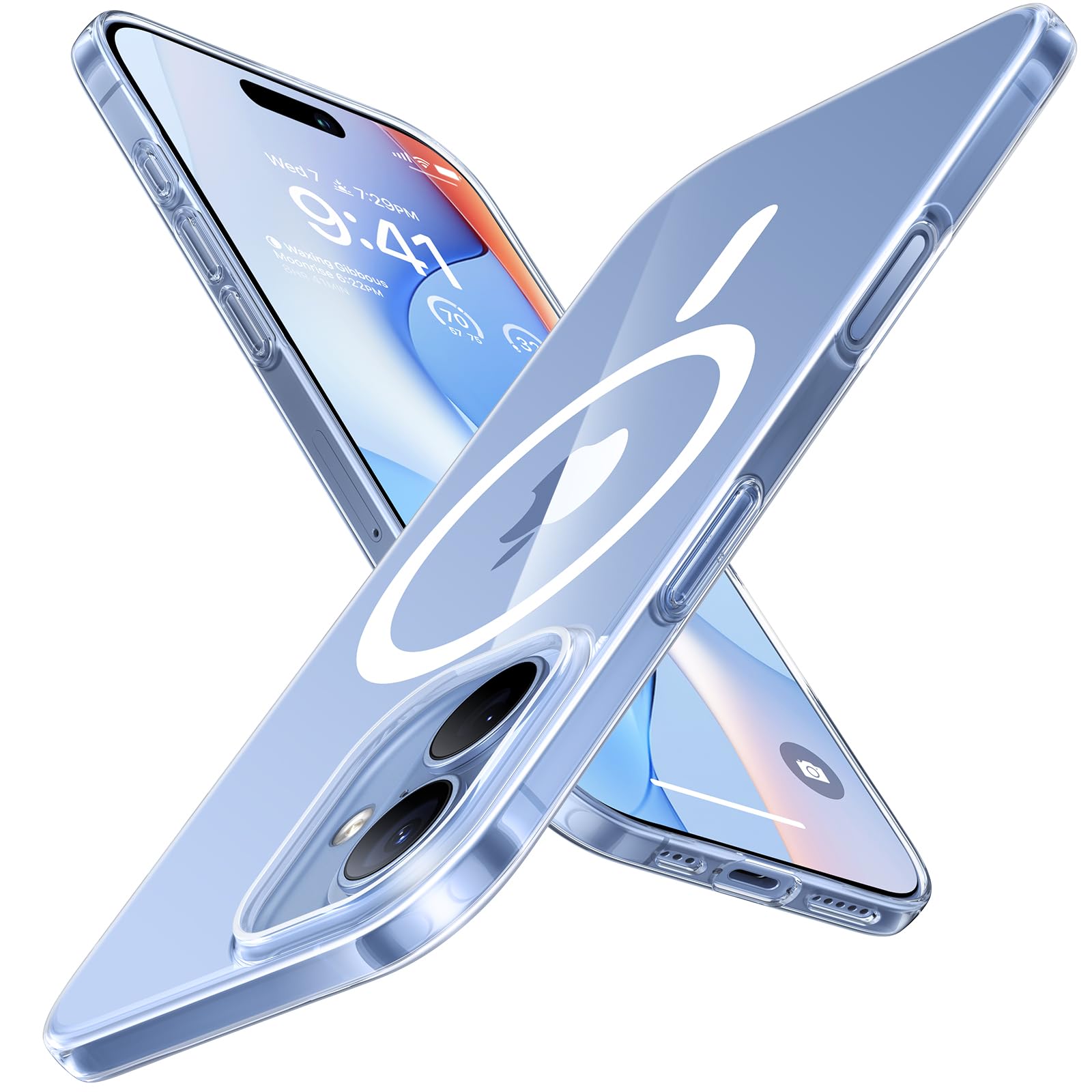Photo 1 of TORRAS Magnetic Slim Fit for iPhone 17 Case, Ultra-Thin Compatible with MagSafe, Stronger Magnetic + Thinner, Lightweight Matte Anti-Scratch Hard PC Cover Phone Case for iPhone 17, Clear